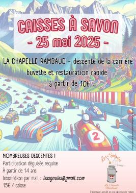 Caisse a savon La Chapelle Rambaud, dimanche 25 mai 2025, La chapelle Rambaud