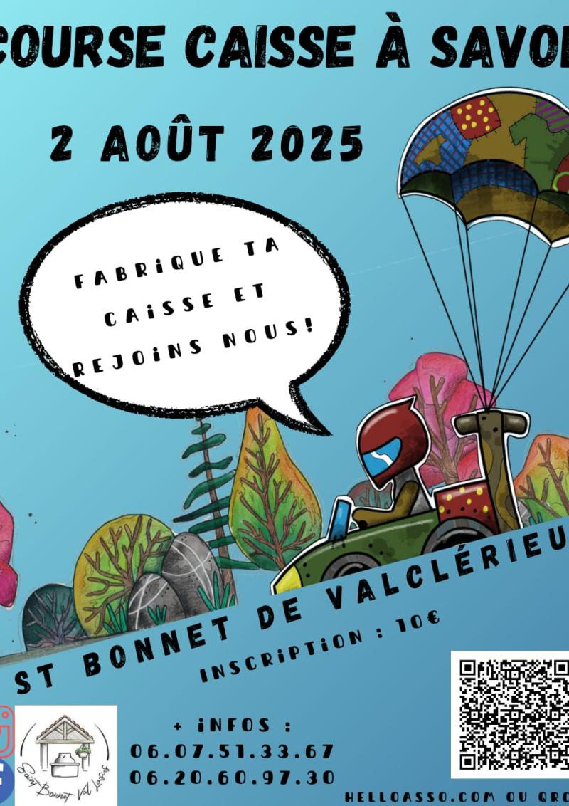 Course de caisse à savon Saint Bonnet de Valclerieux