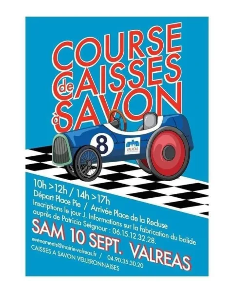 Affiche de Course de caisses à savon de Valréas