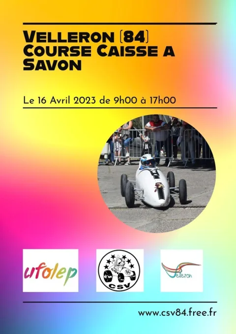 Affiche de Course de caisses à savon de Velleron