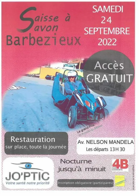 Affiche de Course de caisses à savon de Barbezieux