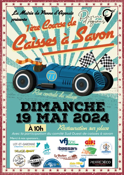 Affiche de Course de caisses à savon de Penne-d'Agenais