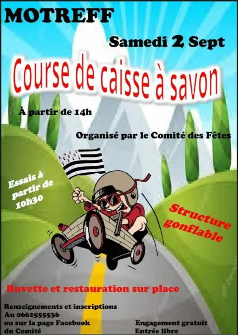 Affiche de Course de caisses à savon de Motreff