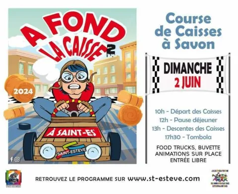 Affiche de Course de caisses à savon de Saint-Estève