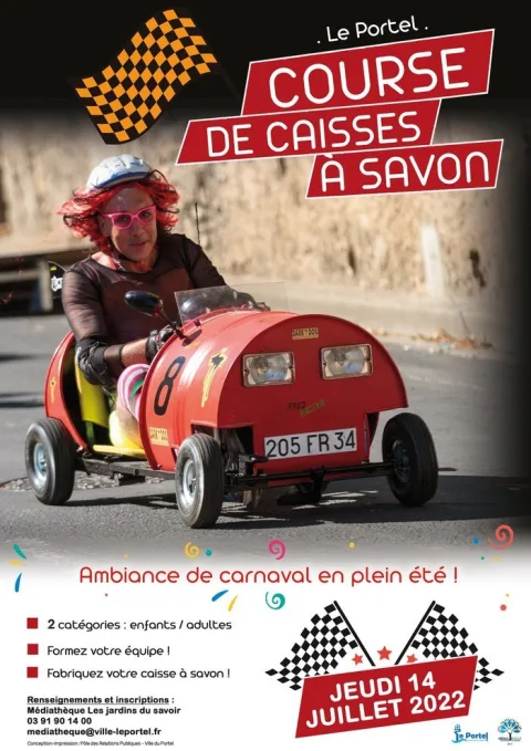 Affiche de Course de caisses à savon du Portel