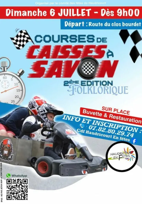 Affiche de Course de caisses à savon de Haudricourt