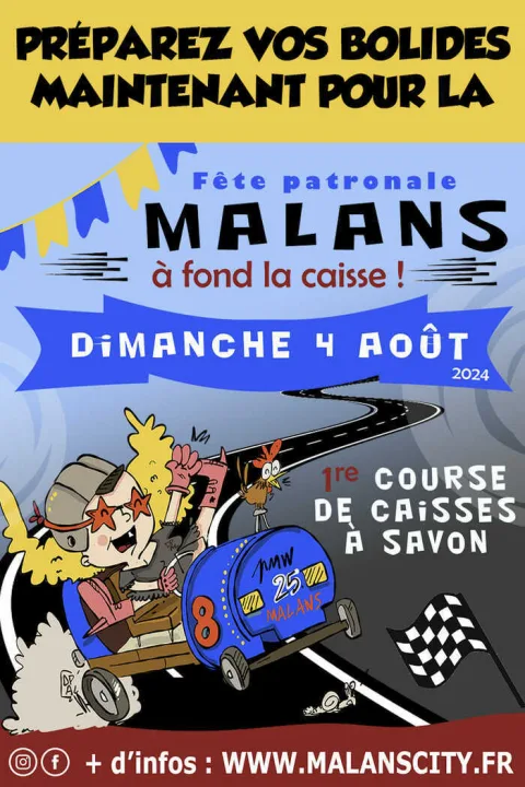 Affiche de Course de caisses à savon de Malans