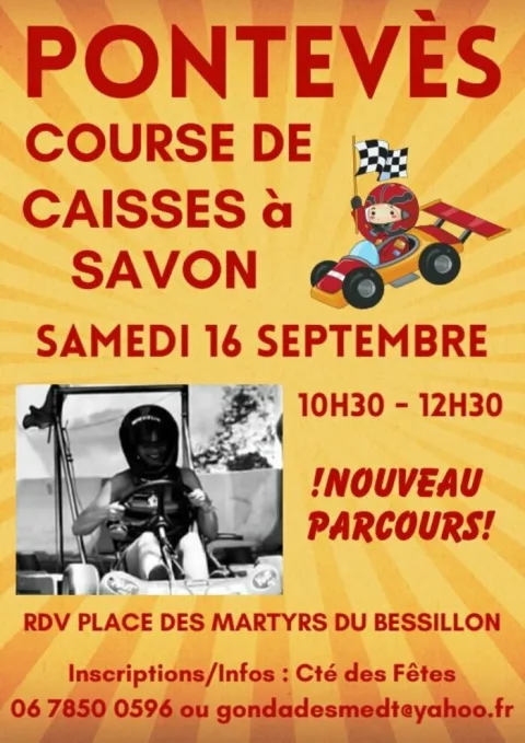 Affiche de Course de caisses à savon de Pontevès