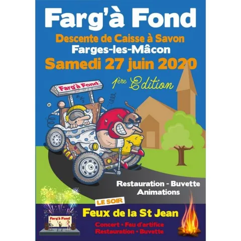Affiche de Course de caisses à savon de Farges-lès-Mâcon