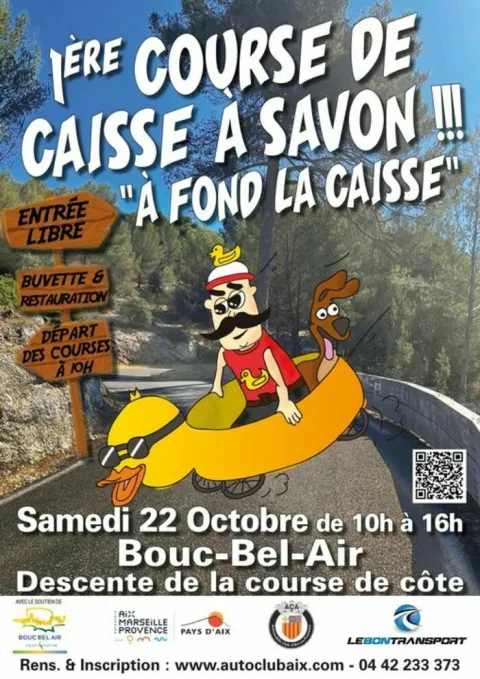 Affiche de Course de caisses à savon de Bouc-Bel-Air