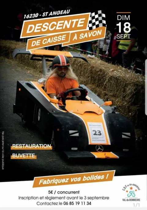 Affiche de Course de caisses à savon de Val-de-Bonnieure