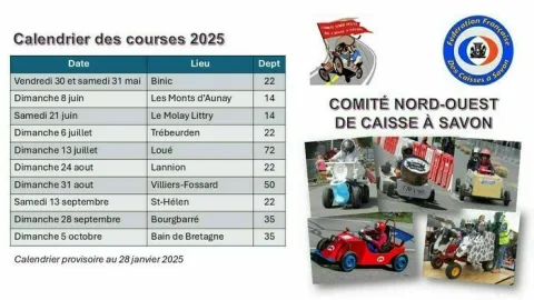 Affiche de Course de caisses à savon de Noyal-sur-Vilaine