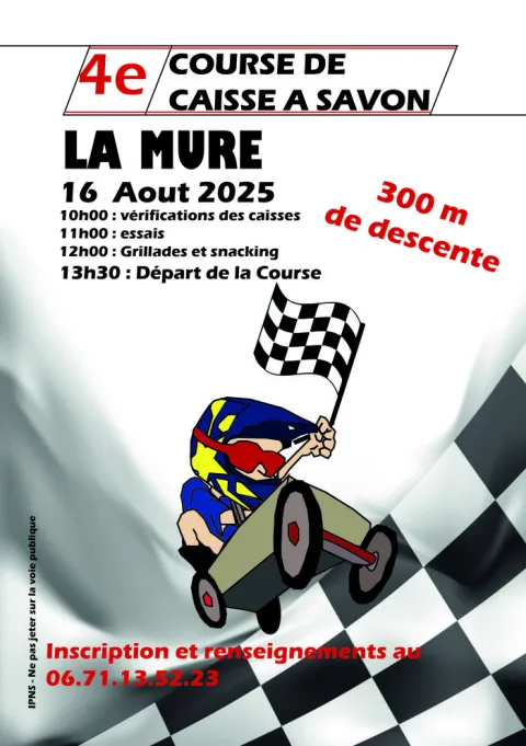 Affiche de Course de caisse à savon la mure-argens 04