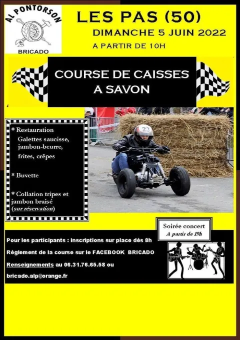 Affiche de Course de caisses à savon des Pas