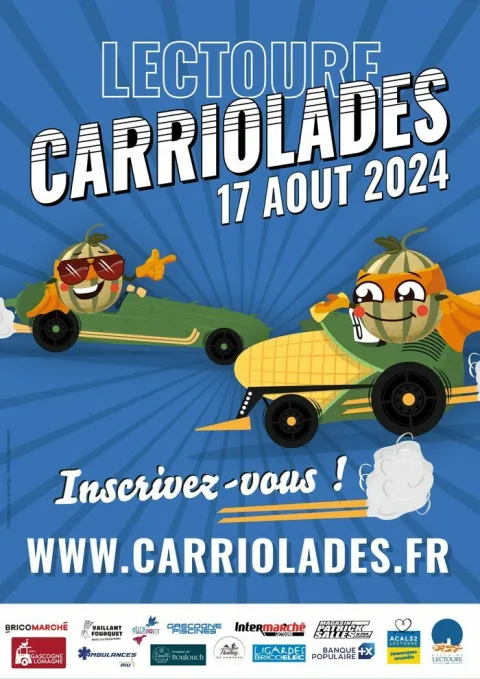 Affiche de Course de caisses à savon de Lectoure