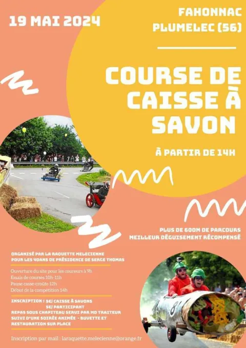 Affiche de Course de caisses à savon de Plumelec