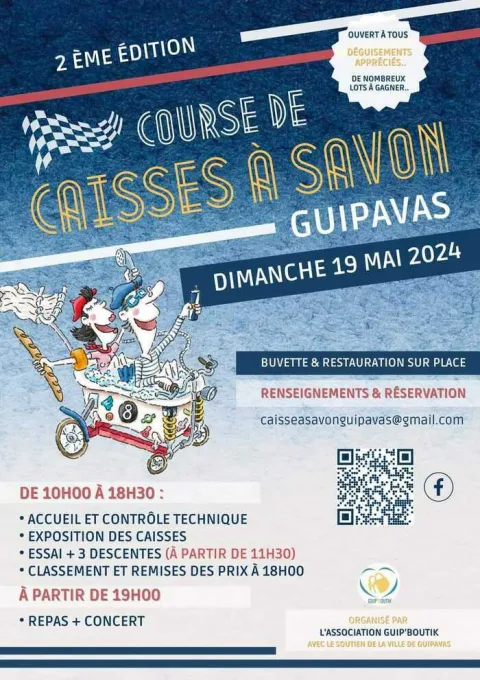 Affiche de Course de caisses à savon de Guipavas