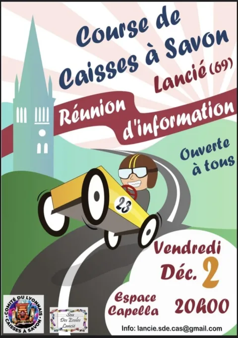 Affiche de Course de caisses à savon de Lancié