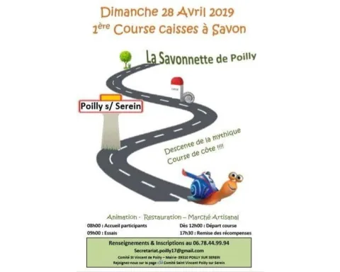 Affiche de 1re édition – La savonnette de Poilly – Poilly-sur-Serein