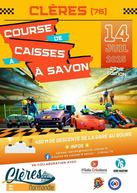 Affiche de Course de caisses à savon de Clères