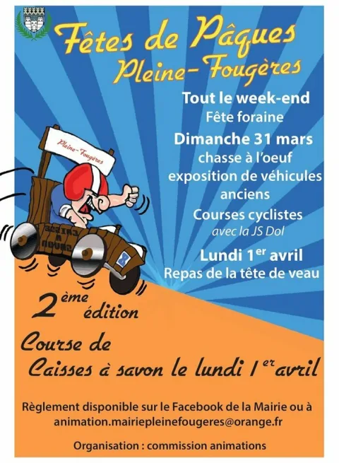 Affiche de Course de caisses à savon de Pleine-Fougères