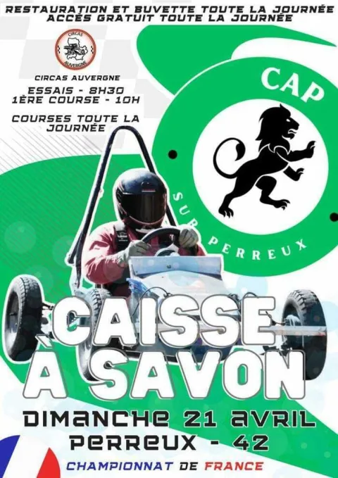 Affiche de Course de caisses à savon de Perreux