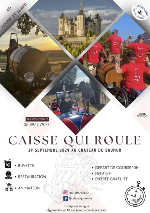 Affiche de Course de caisses à savon de Saumur