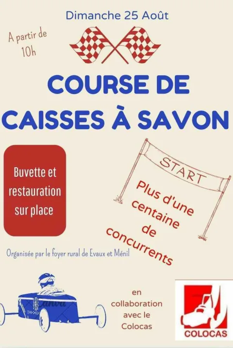 Affiche de Course de caisses à savon d’Évaux-et-Ménil