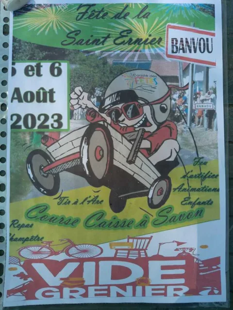 Affiche de Course de caisses à savon de Banvou