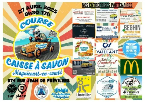 Affiche de Course de caisses à savon de Magnicourt-en-Comte