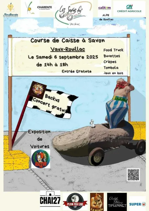 Affiche de Course de caisses à savon de Vaux-Rouillac