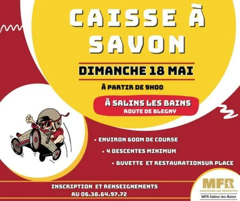 Affiche de Course de caisses à savon de Salins-les-Bains