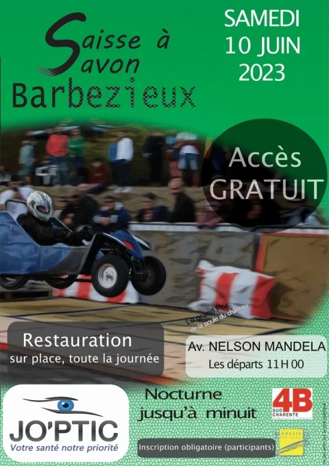 Affiche de Course de caisses à savon de Barbezieux