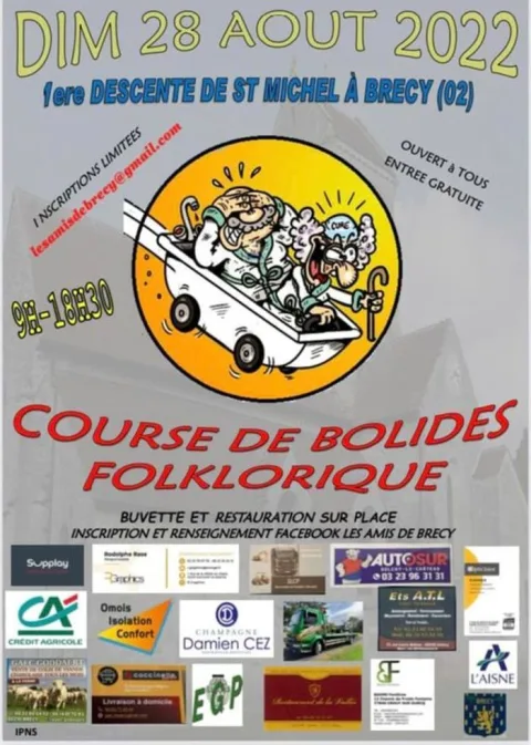 Affiche de 1re déscente de St Michel à Brecy