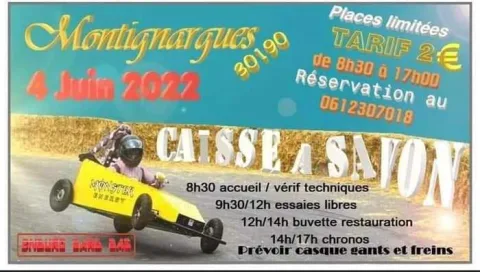 Affiche de Course de caisses à savon de Montignargues