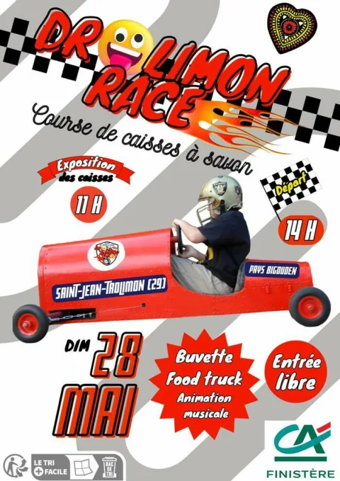 Affiche de Course de caisses à savon de Saint-Jean-Trolimon