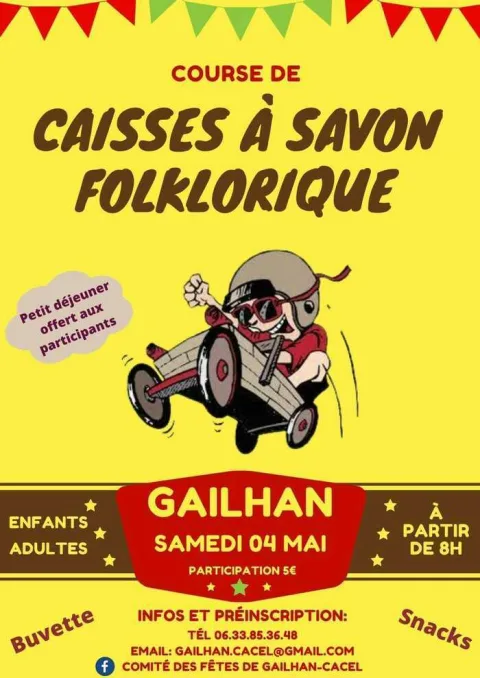 Affiche de Course de caisses à savon de Gailhan