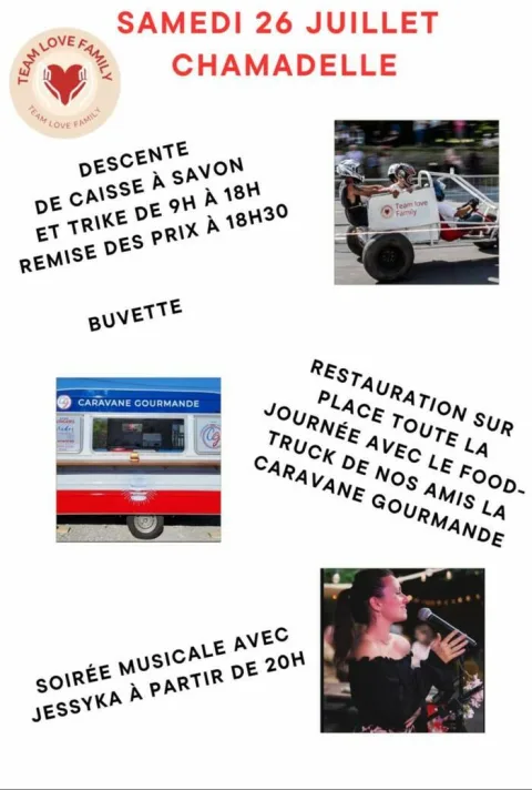 Affiche de Descente de caisses à savon et trikes de Chamadelle