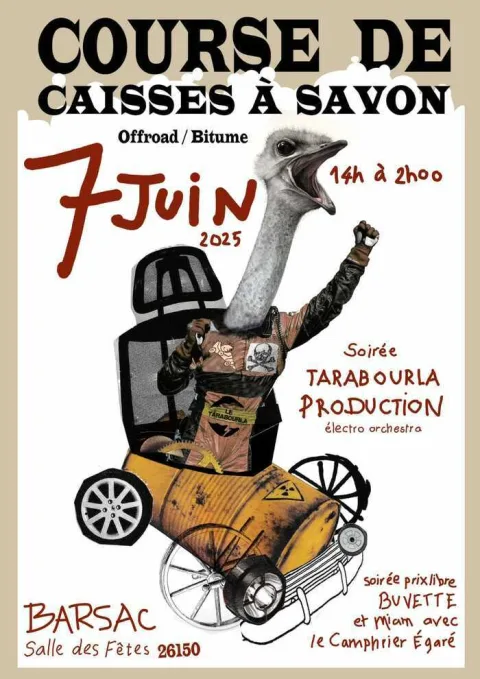 Affiche de Course de caisses à savon de Barsac