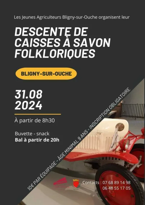 Affiche de Course de caisses à savon de Bligny-sur-Ouche