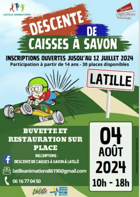 Affiche de Course de caisses à savon de Latillé