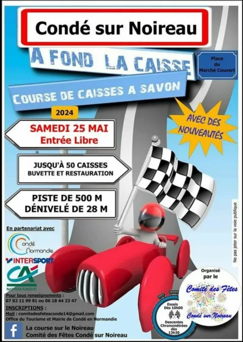 Affiche de Course de caisses à savon de Condé-en-Normandie