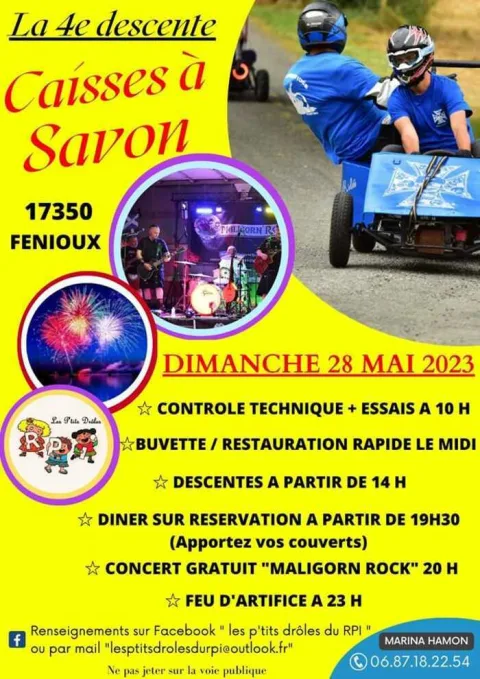 Affiche de Course de caisses à savon de Fenioux