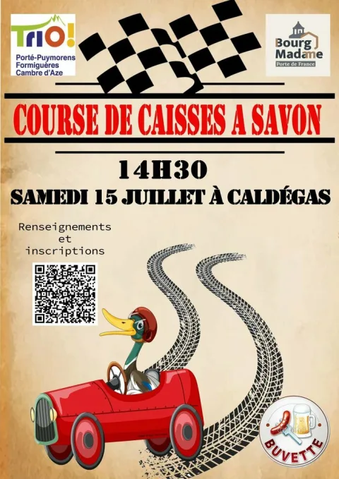 Affiche de Course de caisses à savon de Bourg-Madame