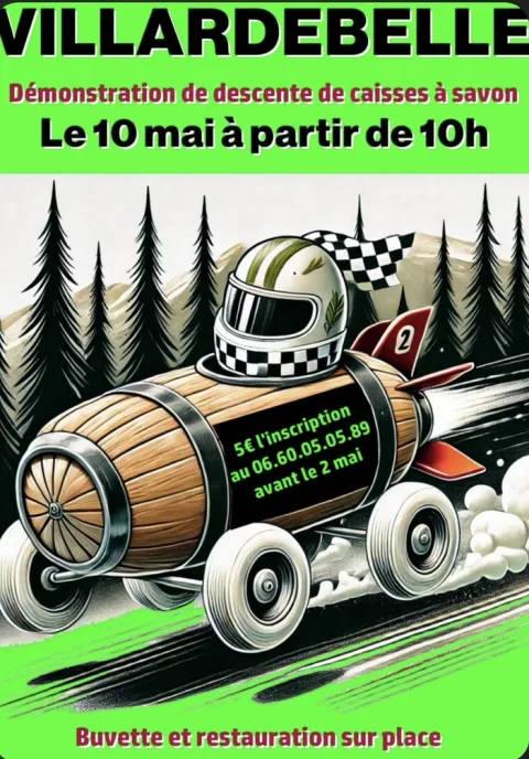 Affiche de Course de caisses à savon de Villardebelle