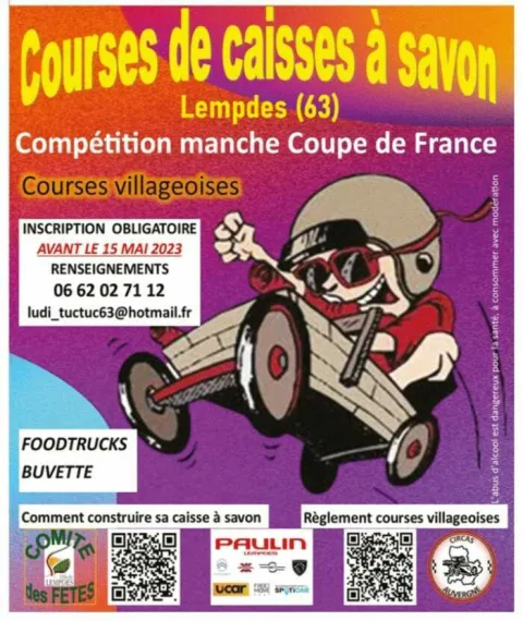 Affiche de Course de caisses à savon de Lempdes