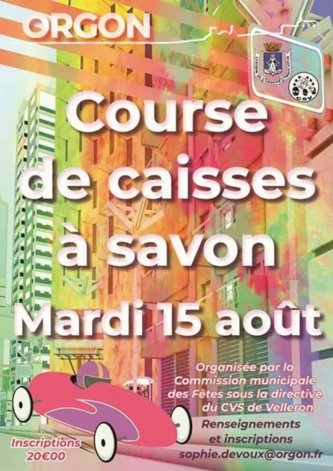 Affiche de Course de caisses à savon d’Orgon