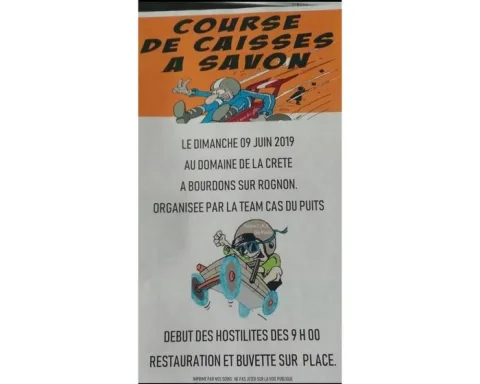 Affiche de 3e Course de caisses à savon de Cirey-lès-Mareilles