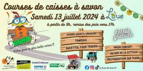 Affiche de Course de caisses à savon de Loué