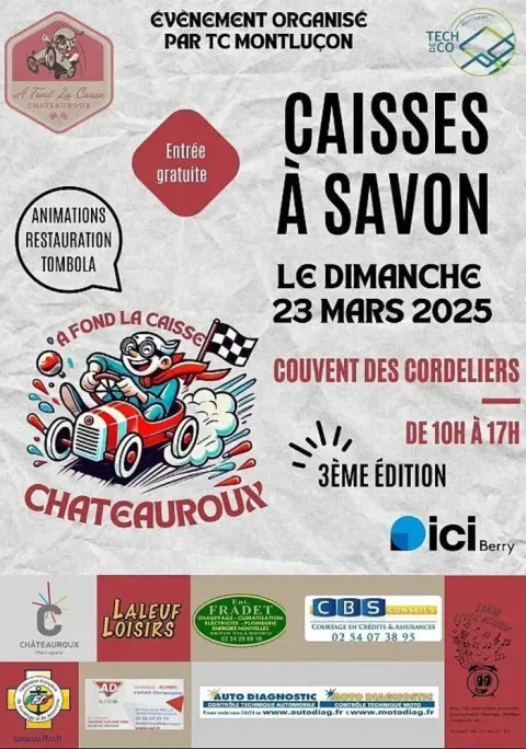 Affiche de Course de caisses à savon de Chateauroux (36)